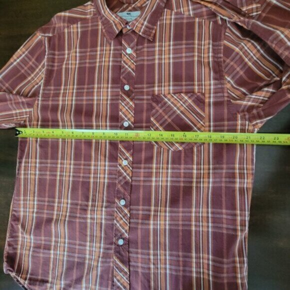 Canterbury of New Zealand Plaid Button Down Shirt Long Sleeve Size L - Picture 10 of 13